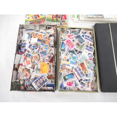 187 - Mixed collection of British stamps and FDCs, loose and in folders to inc. London 2012 Team GB Gold M... 