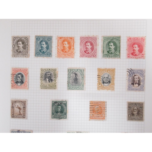 188 - Four folders cont. collection of mixed c19th/20th international stamps from Mexico, Belorussia, Cost... 