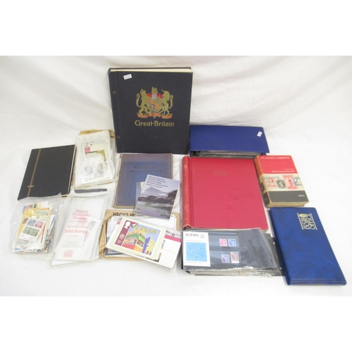 196 - Davo Great Britain partially filled album, a mixed collection of British stamps and FDCs, loose and ... 