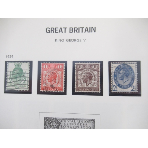 196 - Davo Great Britain partially filled album, a mixed collection of British stamps and FDCs, loose and ... 