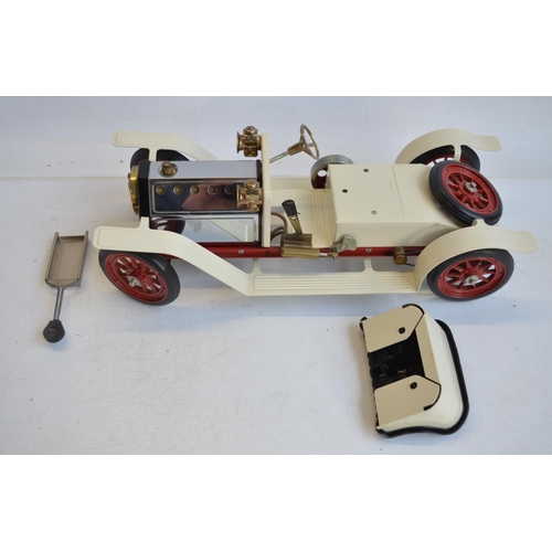 70 - Boxed Mamod live Steam Roadster in excellent little used condition complete with unused solid fuel p... 