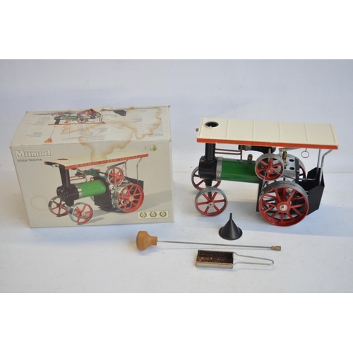 72 - Boxed Mamod TE1A live steam Steam Tractor model in good previously used condition with accessories, ... 