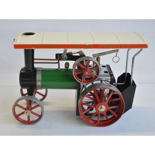 72 - Boxed Mamod TE1A live steam Steam Tractor model in good previously used condition with accessories, ... 