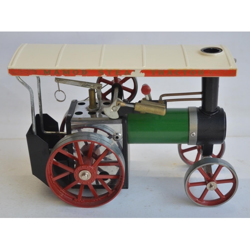 72 - Boxed Mamod TE1A live steam Steam Tractor model in good previously used condition with accessories, ... 