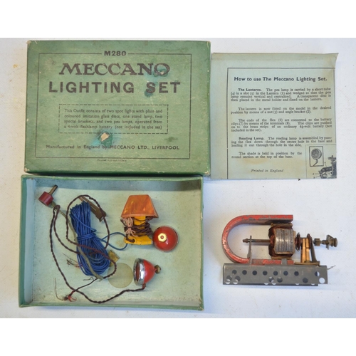 74 - Mamod SP1 stationary steam engine, miniature Marklin belt driven grinding/polishing wheel and colour... 