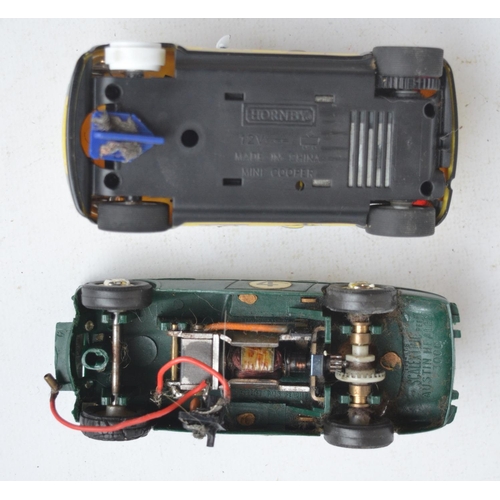 81 - Modern Scalextric John Cooper Challenge set, missing one Mini (remaining Mini missing a tyre) and a ... 