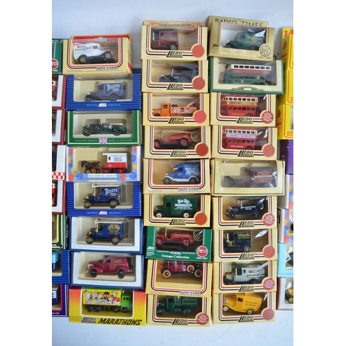 83 - Sixty six diecast vehicles from Lledo to include promotional models, mostly boxed, model condition g... 