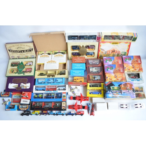 84 - Collection of diecast models from Matchbox, Lledo, Tonka/Polistil etc to include multi model sets, M... 