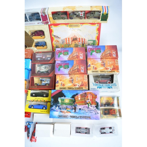 84 - Collection of diecast models from Matchbox, Lledo, Tonka/Polistil etc to include multi model sets, M... 