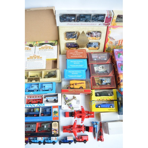 84 - Collection of diecast models from Matchbox, Lledo, Tonka/Polistil etc to include multi model sets, M... 