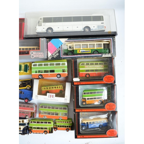 88 - Collection of mostly playworn model vehicles including re-painted examples, also good condition boxe... 