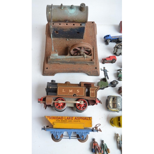 88 - Collection of mostly playworn model vehicles including re-painted examples, also good condition boxe... 