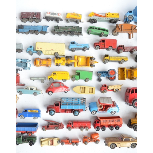 89 - Collection of mostly vintage unboxed playworn diecast model vehicles from Lesney, Dinky, Corgi, Lone... 