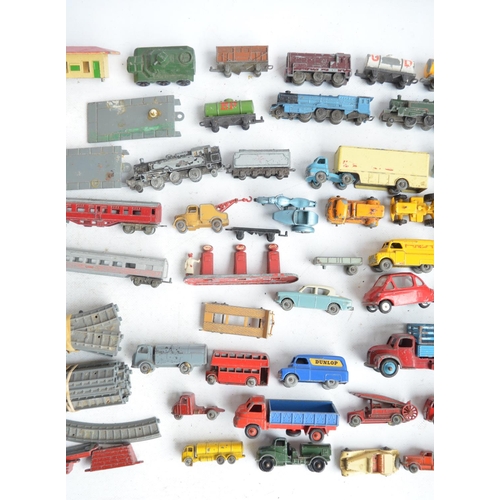 89 - Collection of mostly vintage unboxed playworn diecast model vehicles from Lesney, Dinky, Corgi, Lone... 