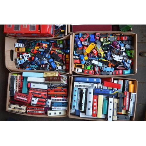 92 - Extensive collection of unboxed model vehicles, mostly diecast, qty, 12 boxes, all A/F