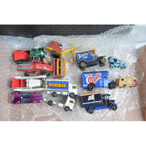 93 - Collection of unboxed mostly vintage diecast model vehicles from Lesney, Lledo, Corgi, Dinky etc, al... 