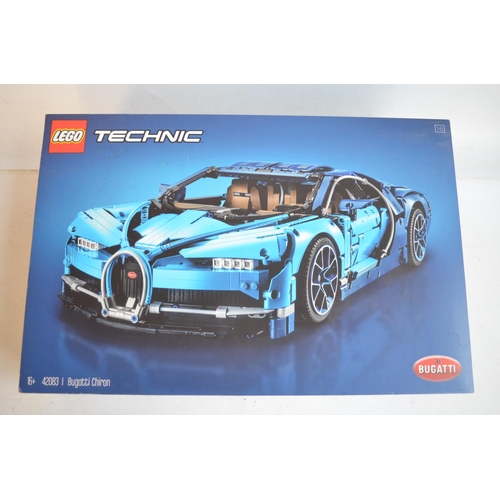 94 - Unbuilt Lego Technic 42083 1/8 scale Bugatti Chiron, bags unopened/factory sealed, box in excellent ... 