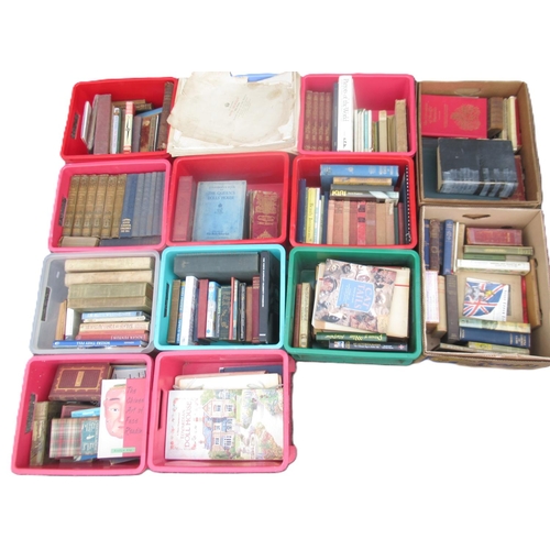 213 - Large mixed collection of Fiction, Non-Fiction, Cooking, Autobiographies, etc. in 13 boxes