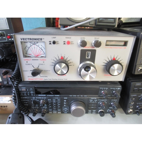 222 - Mixed collection of Radio equipment to inc. Analyzers, Microphones, etc., equipment by Vectronics, K... 