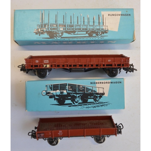 110 - Collection of HO gauge railway models from Marklin to include three electric locomotives, all 3 rail... 