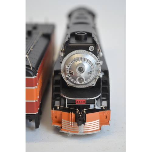 113 - Bachmann 11301 HO gauge S.P. 4-8-4 with smoke and HD light, model in excellent little used condition... 