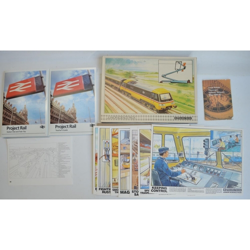 127 - Collection of British Rail ephemera to include information posters including 'InterCity Announces A ... 