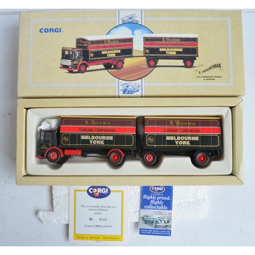 85A - Twelve limited edition diecast Corgi and Corgi Classics truck models, boxes opened for inspection an... 