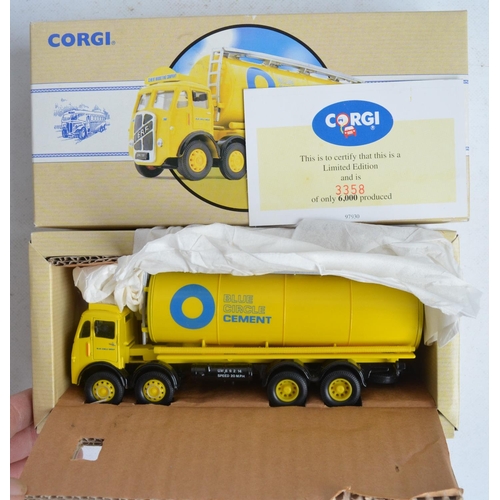 85A - Twelve limited edition diecast Corgi and Corgi Classics truck models, boxes opened for inspection an... 