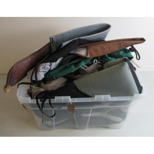 436 - Large assortment of gun slips and sleeves of varying designs and sizes. (qty)