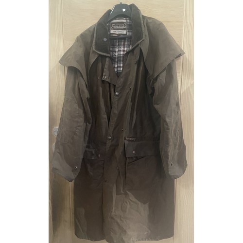 427C - Driza.a.Bone, the Australian Legend, drovers rain coat with fleece lining, size XL