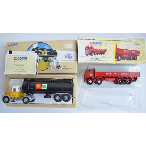 1 - Five limited edition diecast model truck sets from Corgi to include 1/50 scale CC15501 Haulers Of Re... 