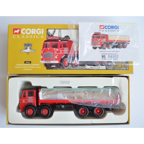 1 - Five limited edition diecast model truck sets from Corgi to include 1/50 scale CC15501 Haulers Of Re... 