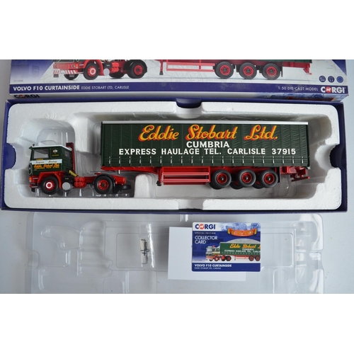 2 - Four 1/50 scale diecast 'Haulers Of Renown' series truck models from Corgi to include special editio... 