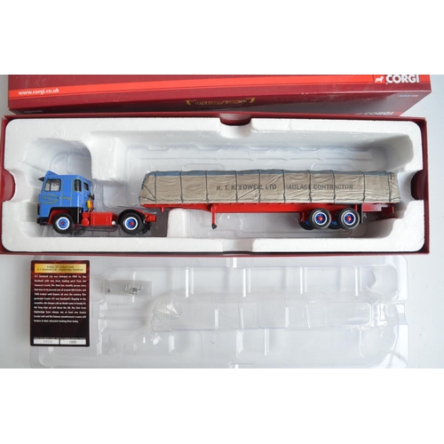 2 - Four 1/50 scale diecast 'Haulers Of Renown' series truck models from Corgi to include special editio... 