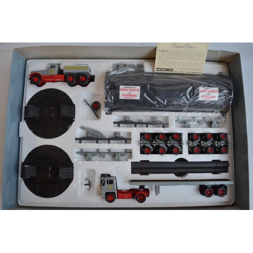 5 - Three 1/50 limited edition diecast model truck sets from Corgi, all with issues to include CC99140 '... 