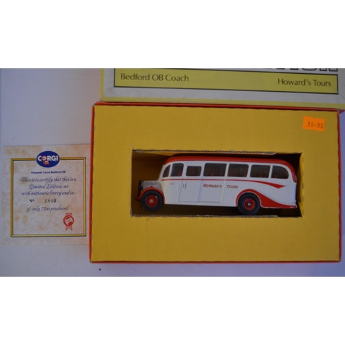 10 - Nineteen boxed diecast bus models from Corgi and Creative Master to include limited editions, models... 