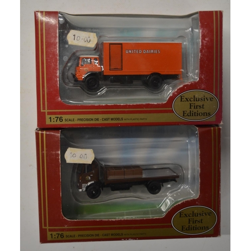 11 - Sixteen boxed 1/76 scale diecast bus and truck models/model sets from Corgi, EFE and Britbus to incl... 