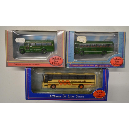 11 - Sixteen boxed 1/76 scale diecast bus and truck models/model sets from Corgi, EFE and Britbus to incl... 