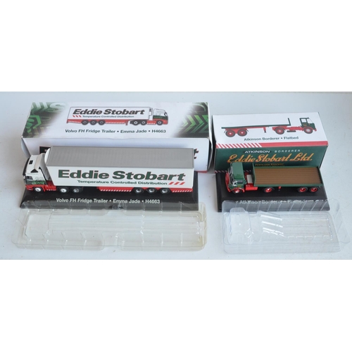 17 - Forty one boxed 1/76 scale diecast Eddie Stobart truck and vehicle models from Atlas Editions/Oxford... 