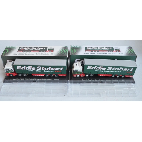 17 - Forty one boxed 1/76 scale diecast Eddie Stobart truck and vehicle models from Atlas Editions/Oxford... 