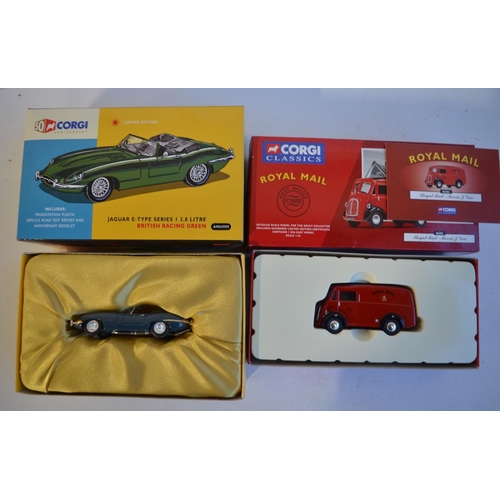 21 - Collection of diecast model vehicles from Corgi, Corgi Vanguards, Lledo Vanguards etc., most not fix... 