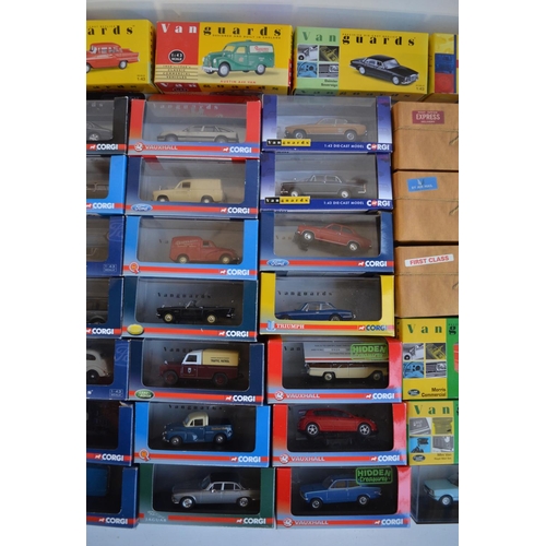 21 - Collection of diecast model vehicles from Corgi, Corgi Vanguards, Lledo Vanguards etc., most not fix... 