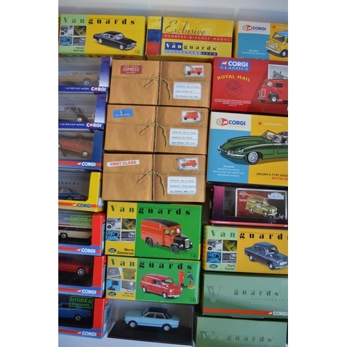 21 - Collection of diecast model vehicles from Corgi, Corgi Vanguards, Lledo Vanguards etc., most not fix... 