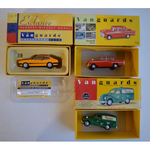 21 - Collection of diecast model vehicles from Corgi, Corgi Vanguards, Lledo Vanguards etc., most not fix... 