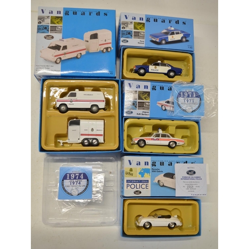 22 - Collection of diecast emergency vehicles from Corgi, Corgi Vanguards and Lledo Vanguards, many model... 