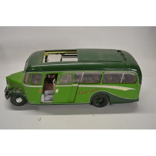 23 - Mixed collection of diecast model vehicles from Burago, Corgi, an Original Classics Bedford OB coach... 