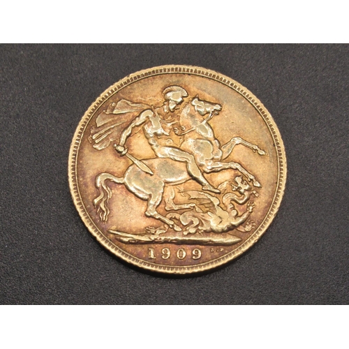 1 - Edward VII 1909 Sovereign