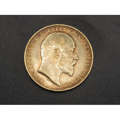 1 - Edward VII 1909 Sovereign