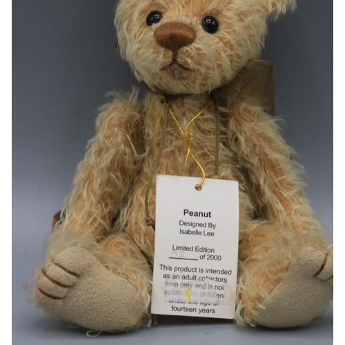 242 - Charlie Bears, Minimo Collection, 'Peanut', limited edition of 2000, designed by Isabelle Lee, H14cm