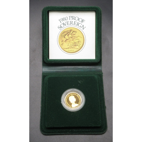 7 - Royal Mint - Queen Elizabeth 1980 Proof Sovereign